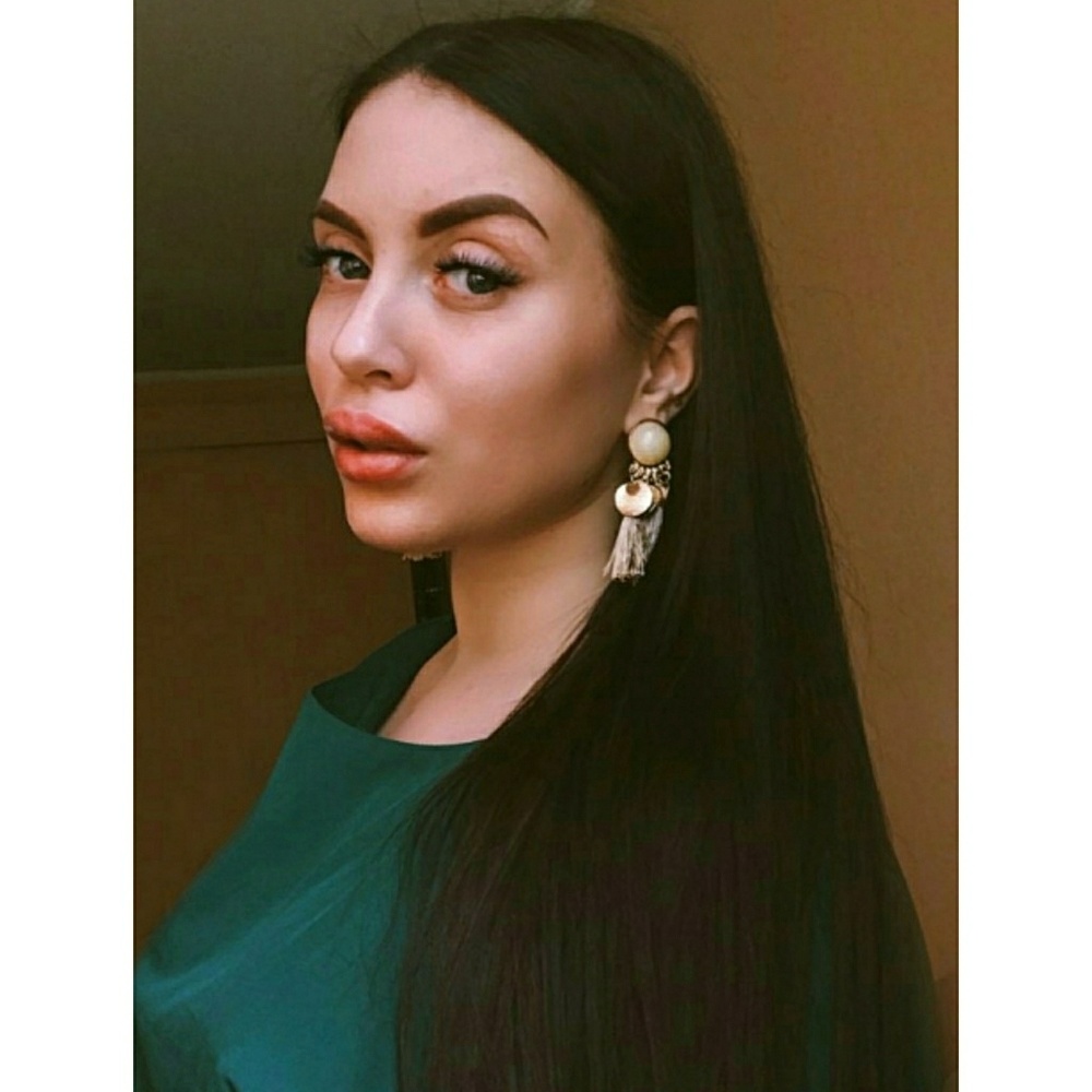 Moonstone Boho Gold Tassel Earrings - Picture 8 of 8